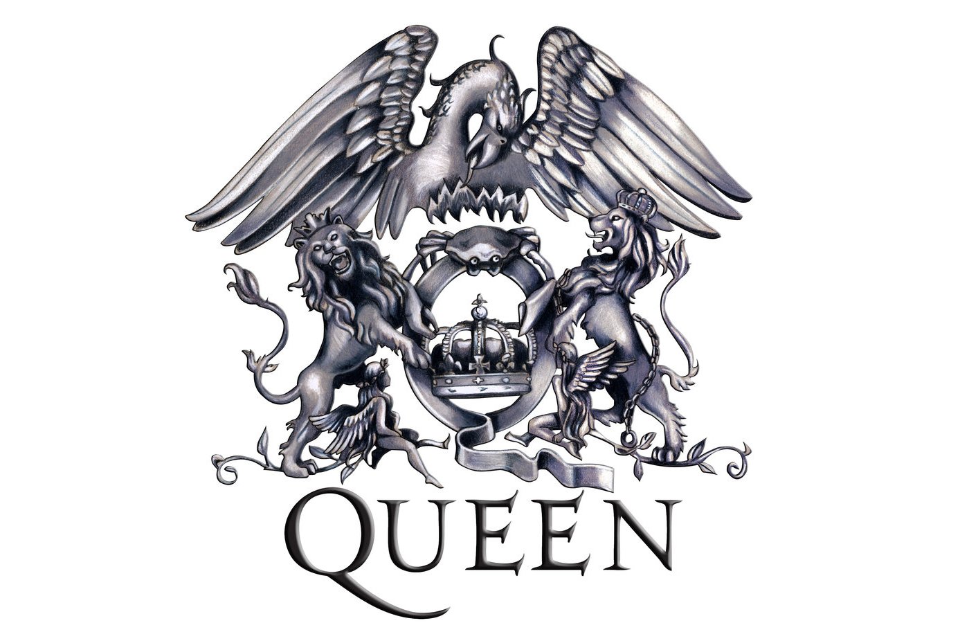 Queen logo histoire et signification, evolution, symbole Queen